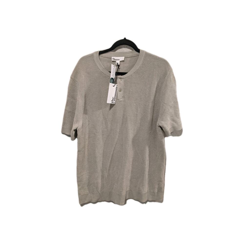 The Commons Men's Large Waffle Knit Henly Short Sleeve Shirt NWT